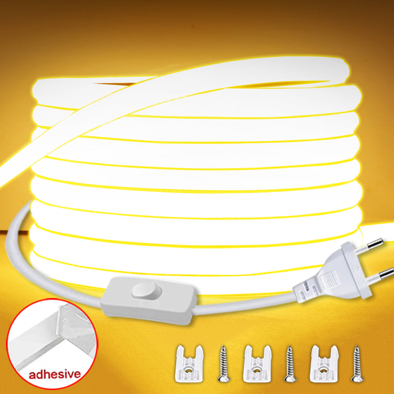 Outdoor Power Strip Weatherproof - COB Led Strip High Brightness With