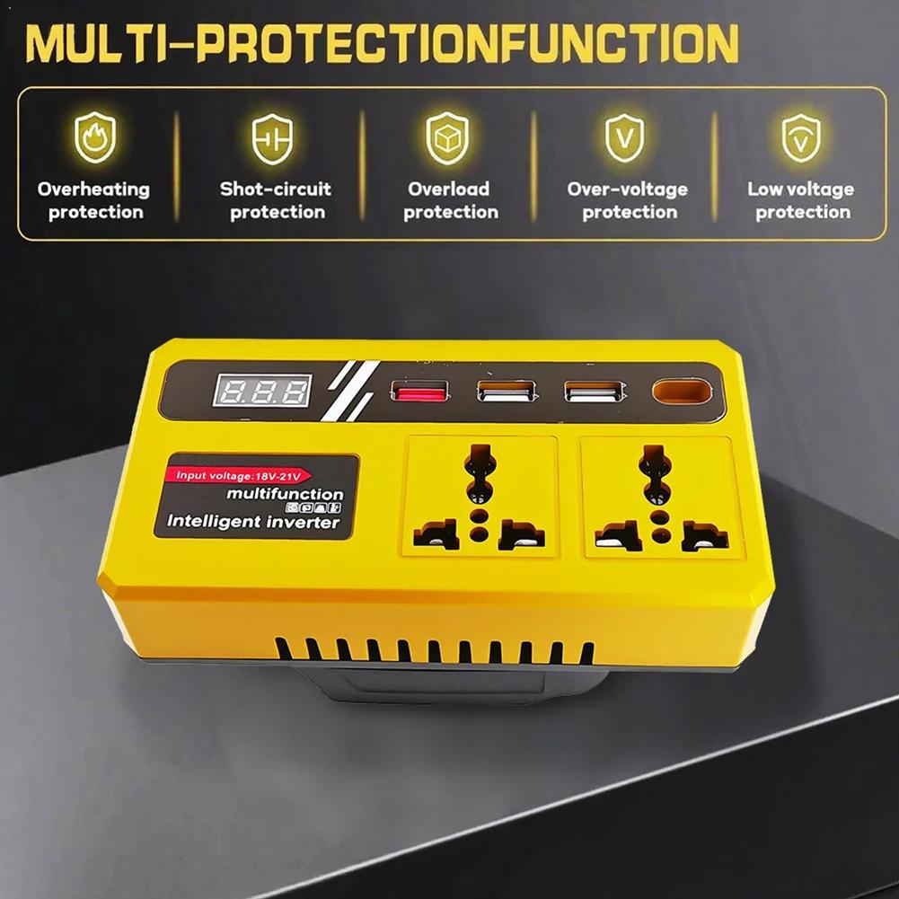 Ac Outdoor Power - 18-21V Power Inverter AC 220V/110V USB