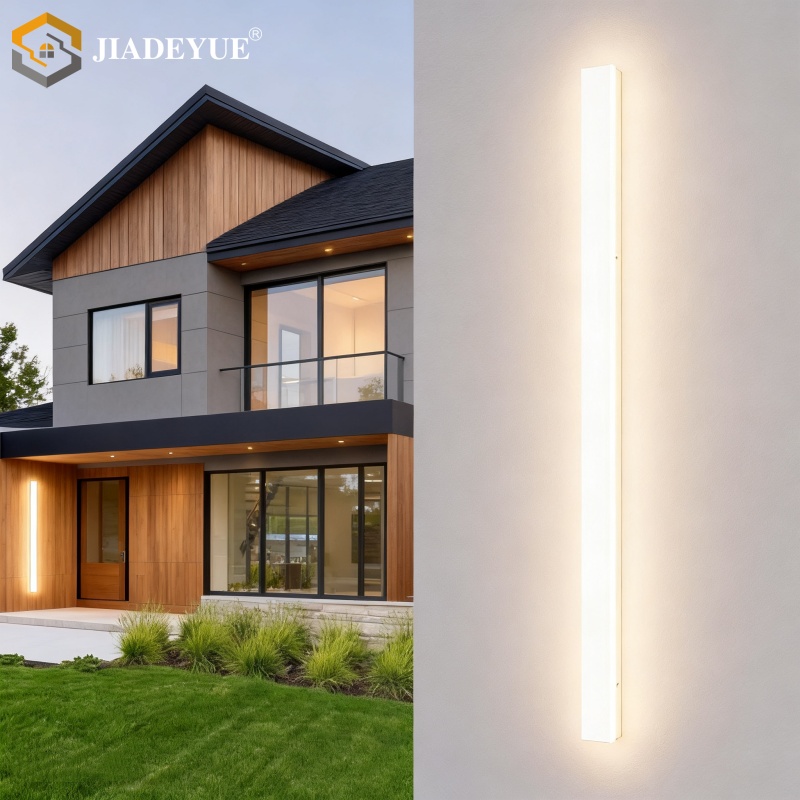 Modern Waterproof LED Long Wal - Outdoor Power Strip Weatherproof recension och pris