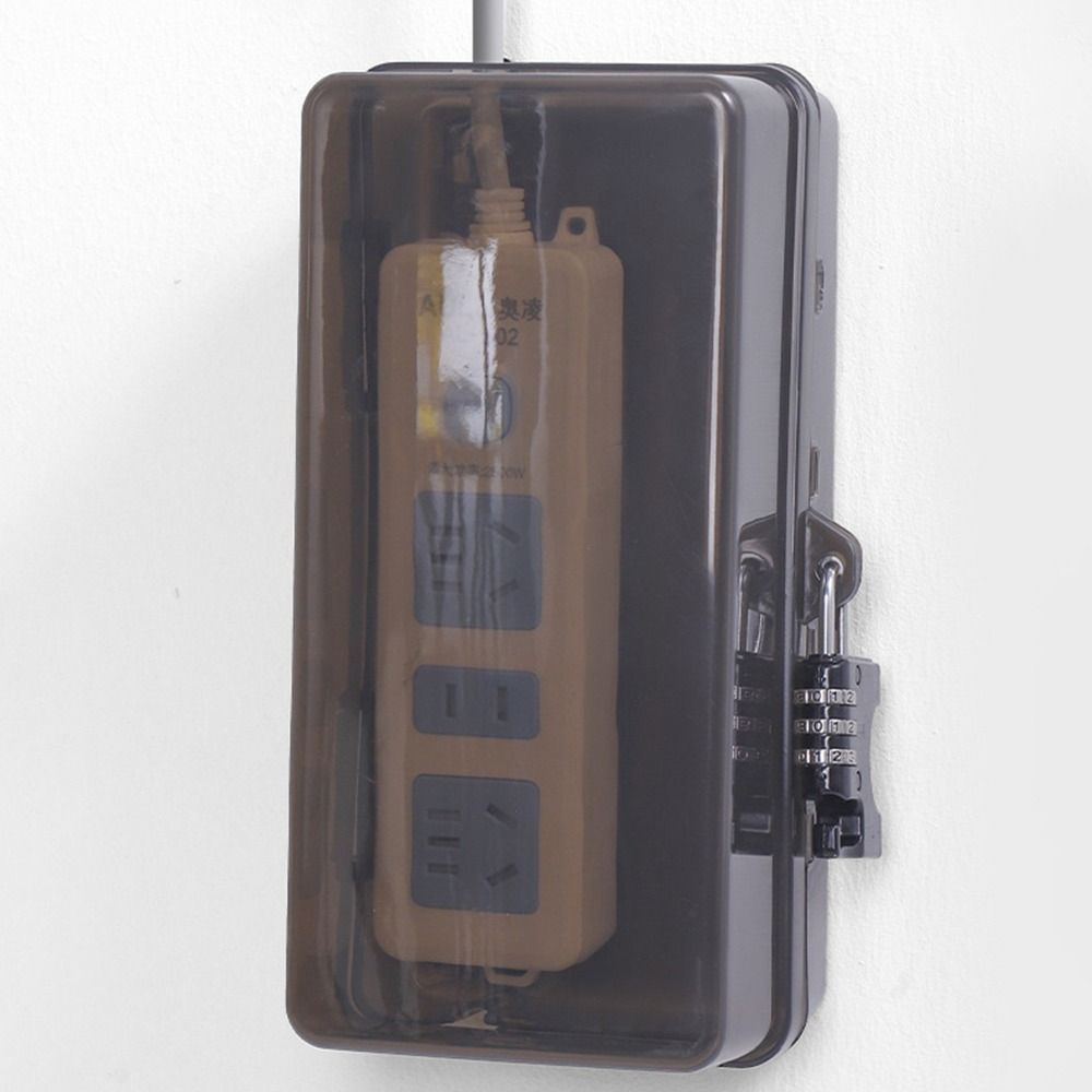 Portable Plastic Plug Box Anti - Outdoor Power Strip Weatherproof recension och pris