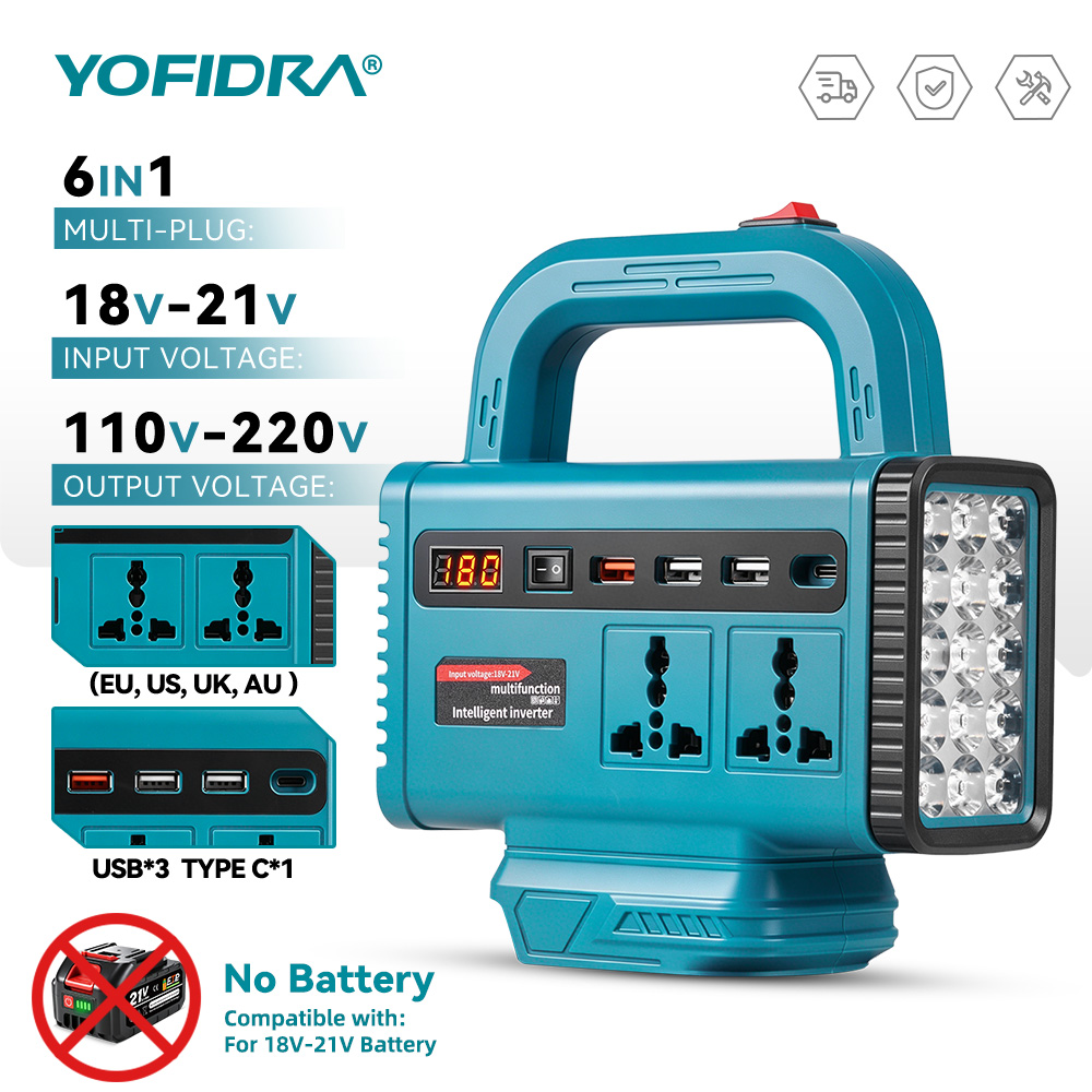 YOFIDRA 220V Portable Power In - Ac Outdoor Power recension och pris