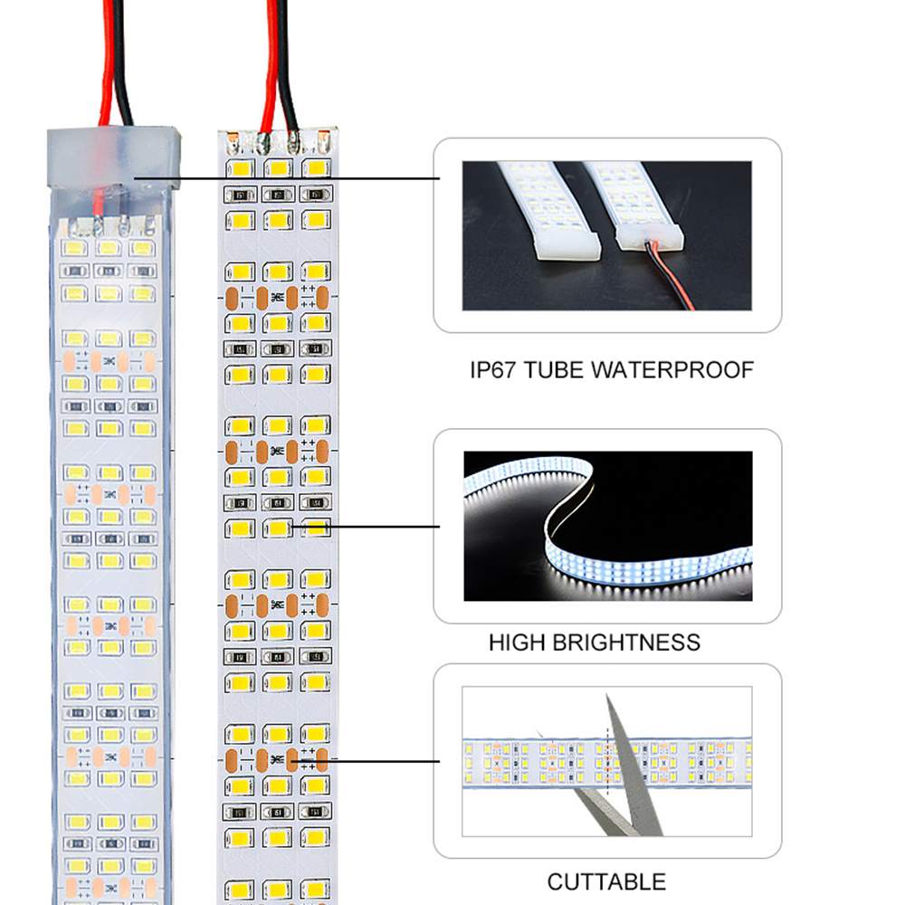5m High Brightness SMD2835 Thr - Outdoor Power Strip Weatherproof recension och pris