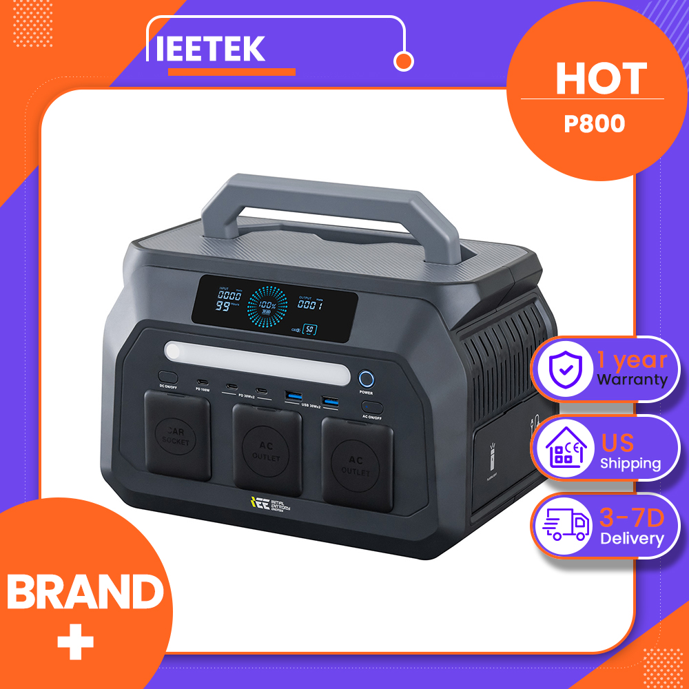 IEEtek P800 800W Portable Powe - Ac Outdoor Power recension och pris