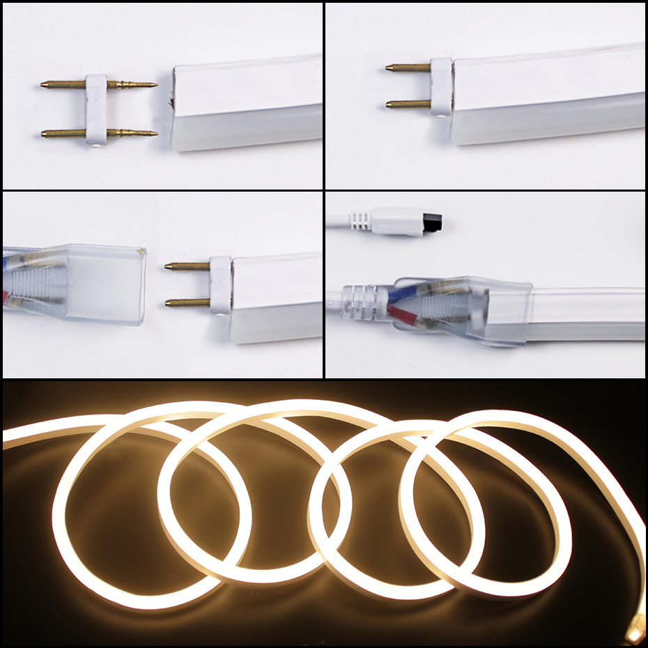 LED Neon Strip 220V 2835 120 L - Outdoor Power Strip Weatherproof recension och pris